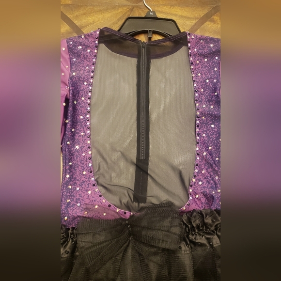 Crayon Purple Kids Costume Rhinestone  Size Adult Medium/Child XL - Picture 8 of 14